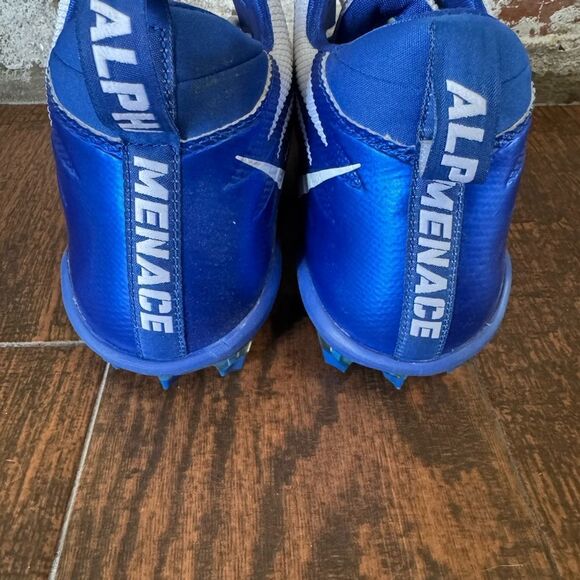 Nike White and Blue Athletic Cleats main image 4